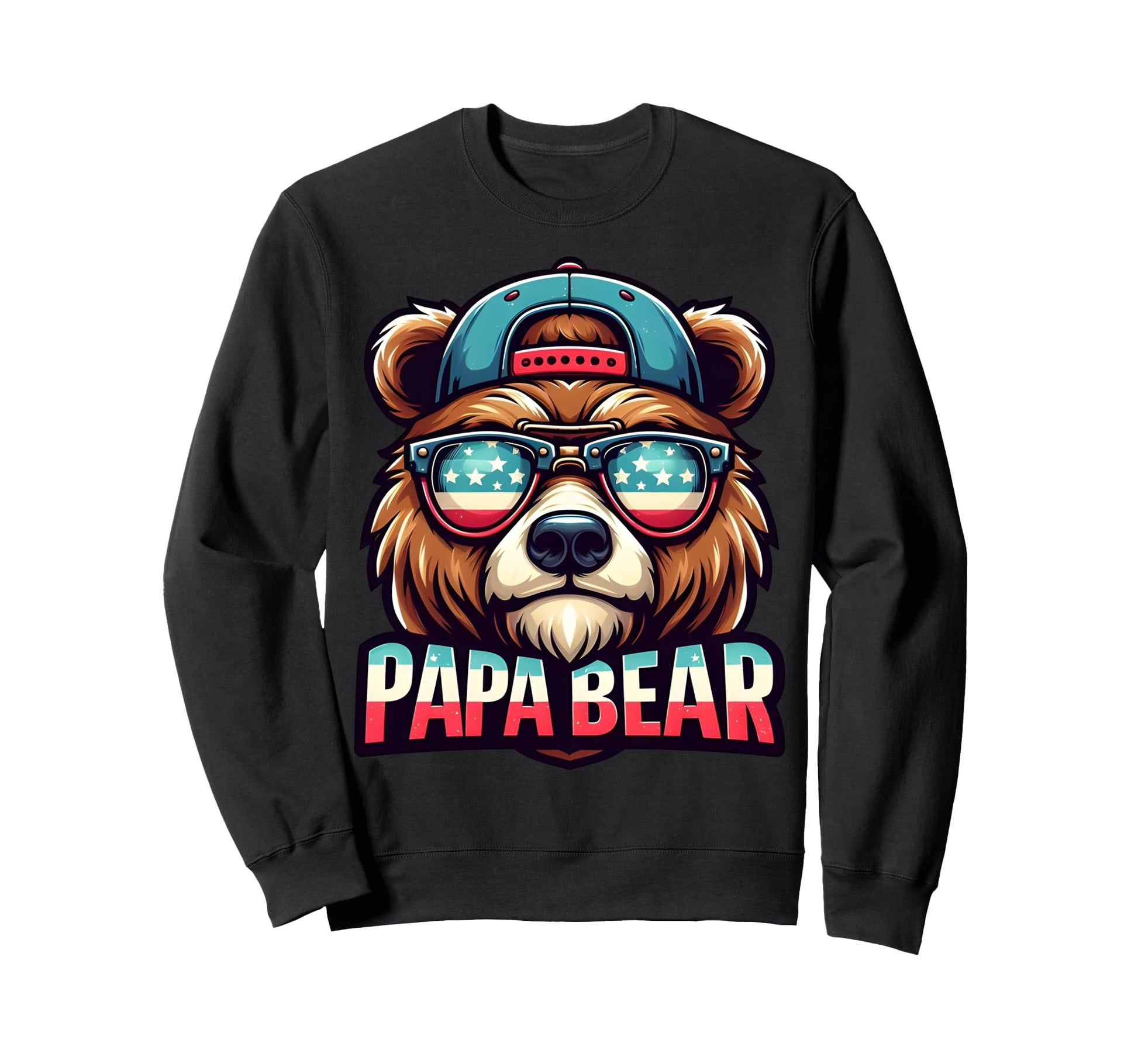 Papa Bear Gifts Funny Birthday Fun Sweatshirt - Novelty Apparel Unisex - T-Shirt, Sweatshirt, Hoodie