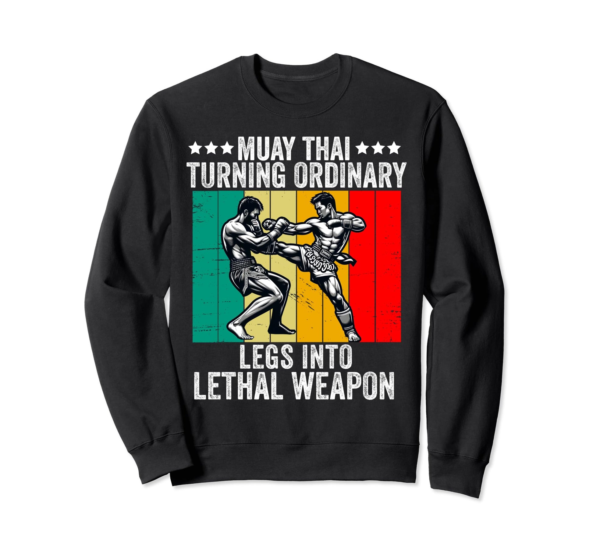Muay Thai Fighter Dad Thai Sweatshirt - Novelty Apparel for Adults - T-Shirt, Sweatshirt, Hoodie
