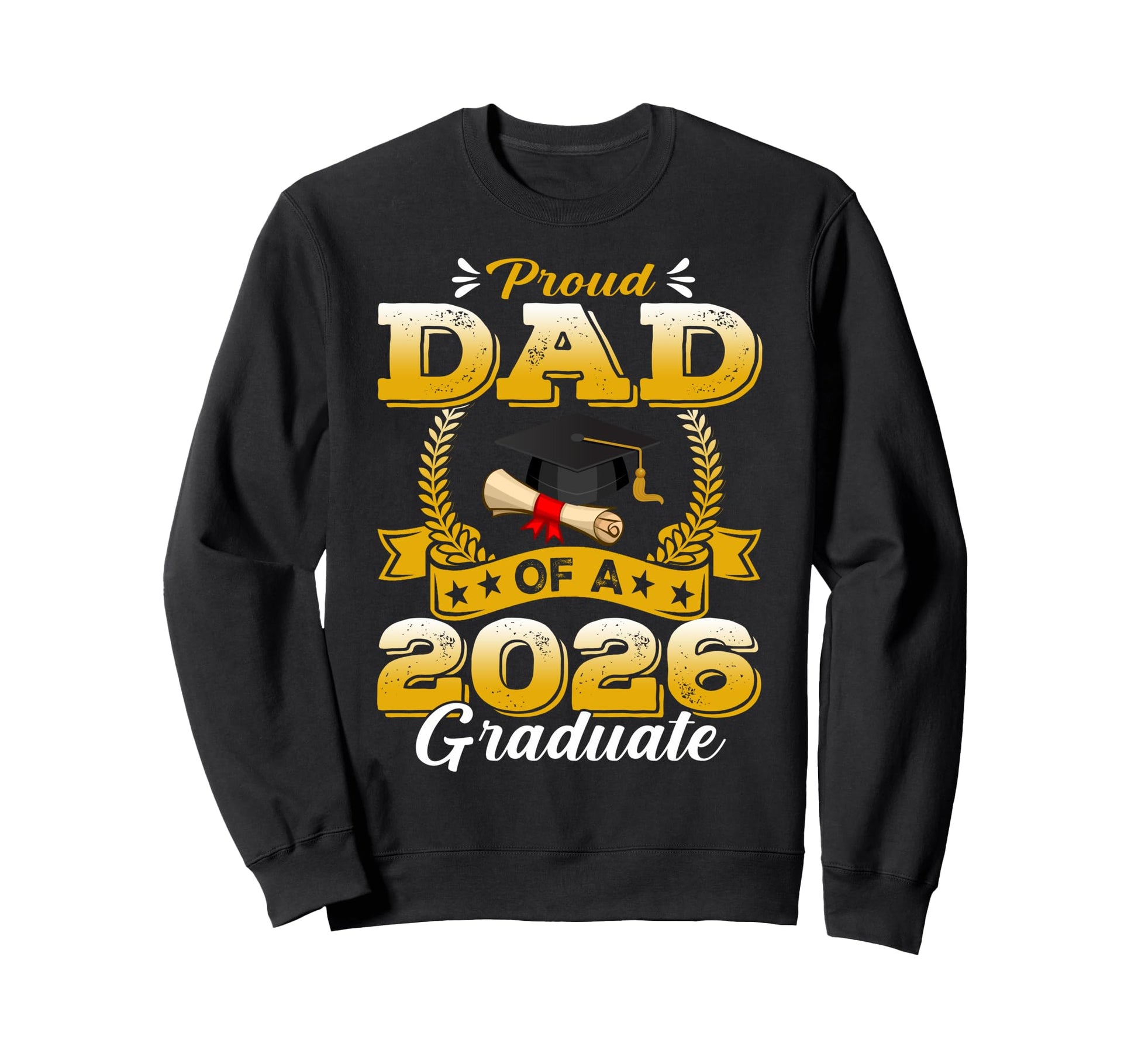 Class 2026 Graduate Proud Family Matching Hoodie - Novelty Apparel Unisex - T-Shirt, Sweatshirt, Hoodie