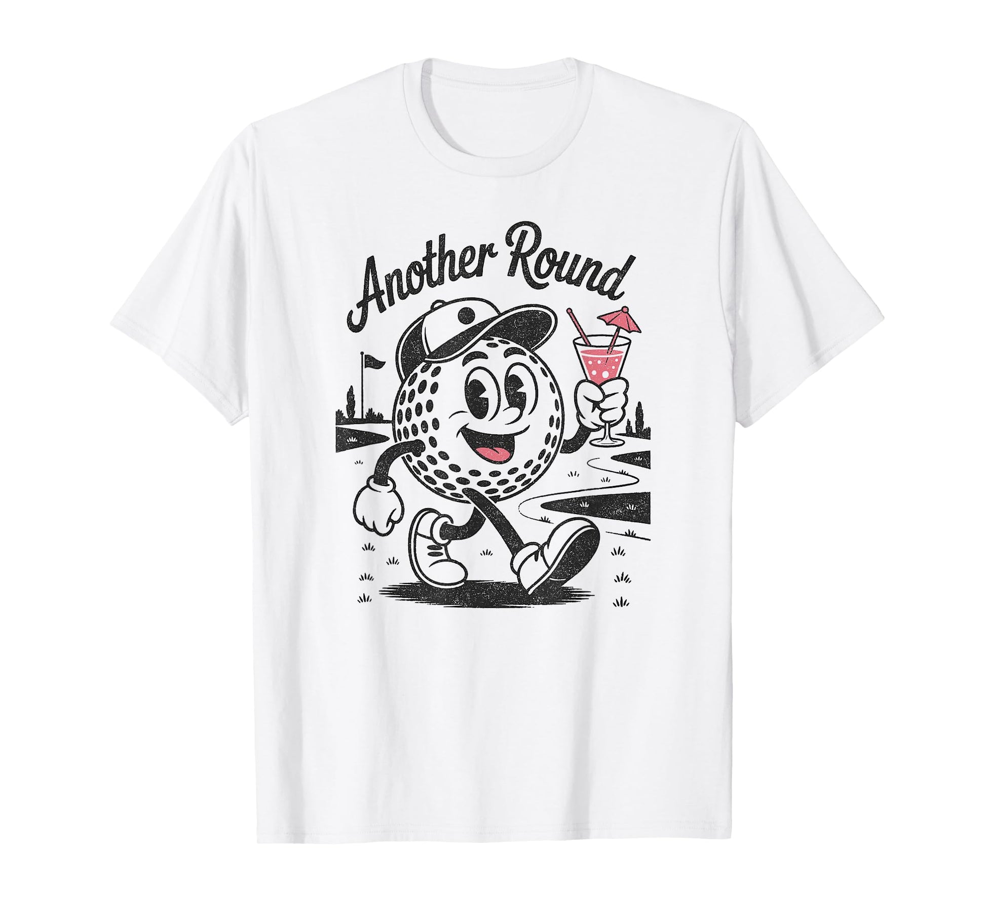 Another Round Funny Golf Drinking T-Shirt - Unique Graphic for Adults - T-Shirt, Sweatshirt, Hoodie