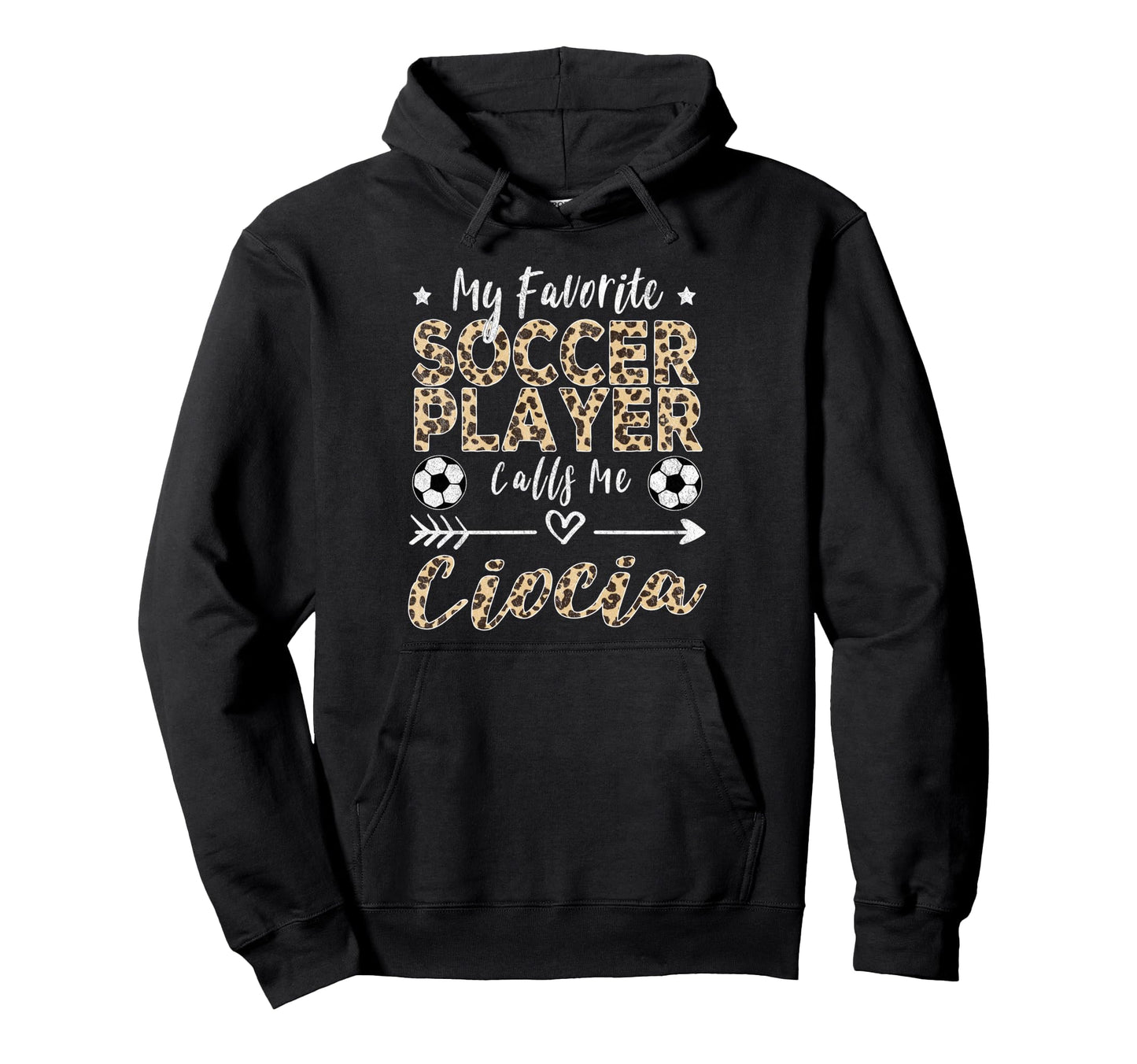 My Favorite Soccer Player Calls Me Hoodie - Fun Novelty Design for Adults - T-Shirt, Sweatshirt, Hoodie