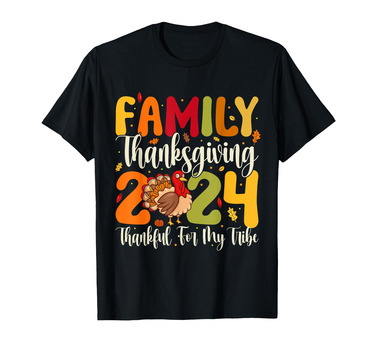 Family Thanksgiving 2024 Crew Dabbing T-Shirt - Unique Graphic for Adults - T-Shirt, Sweatshirt, Hoodie