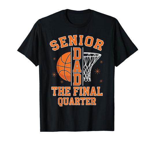 Basketball Senior Dad Class 2027 T-Shirt - Unique Graphic Men Women - T-Shirt, Sweatshirt, Hoodie