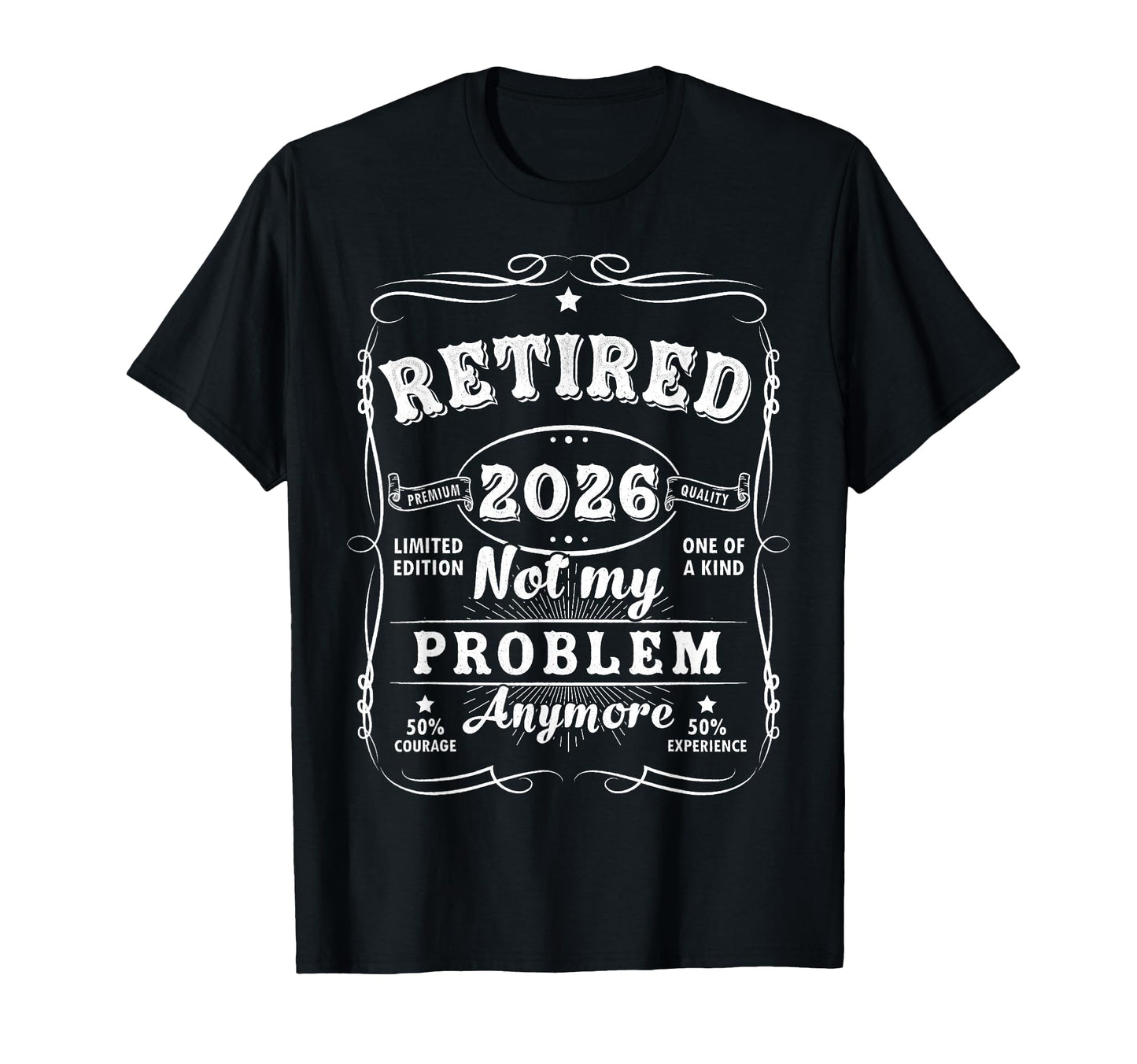 Retired 2026 Decoration Dad Grandpa T-Shirt - Unique Graphic for Adults - T-Shirt, Sweatshirt, Hoodie