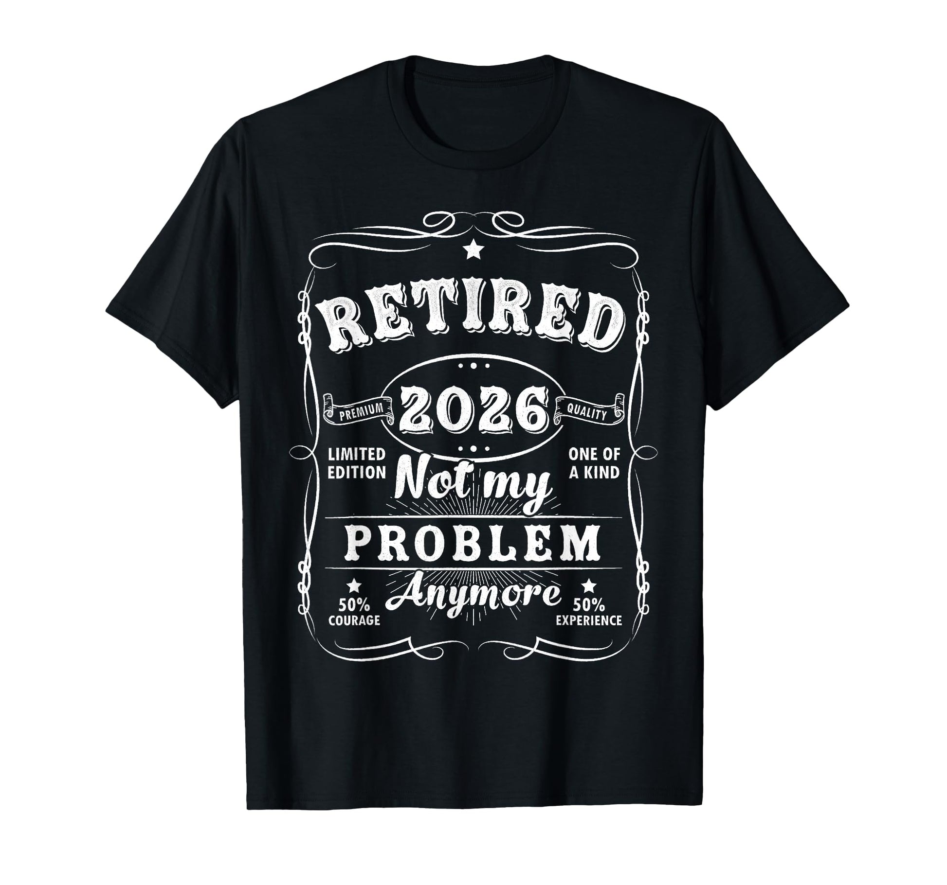 Retired 2026 Decoration Dad Grandpa T-Shirt - Unique Graphic for Adults - T-Shirt, Sweatshirt, Hoodie