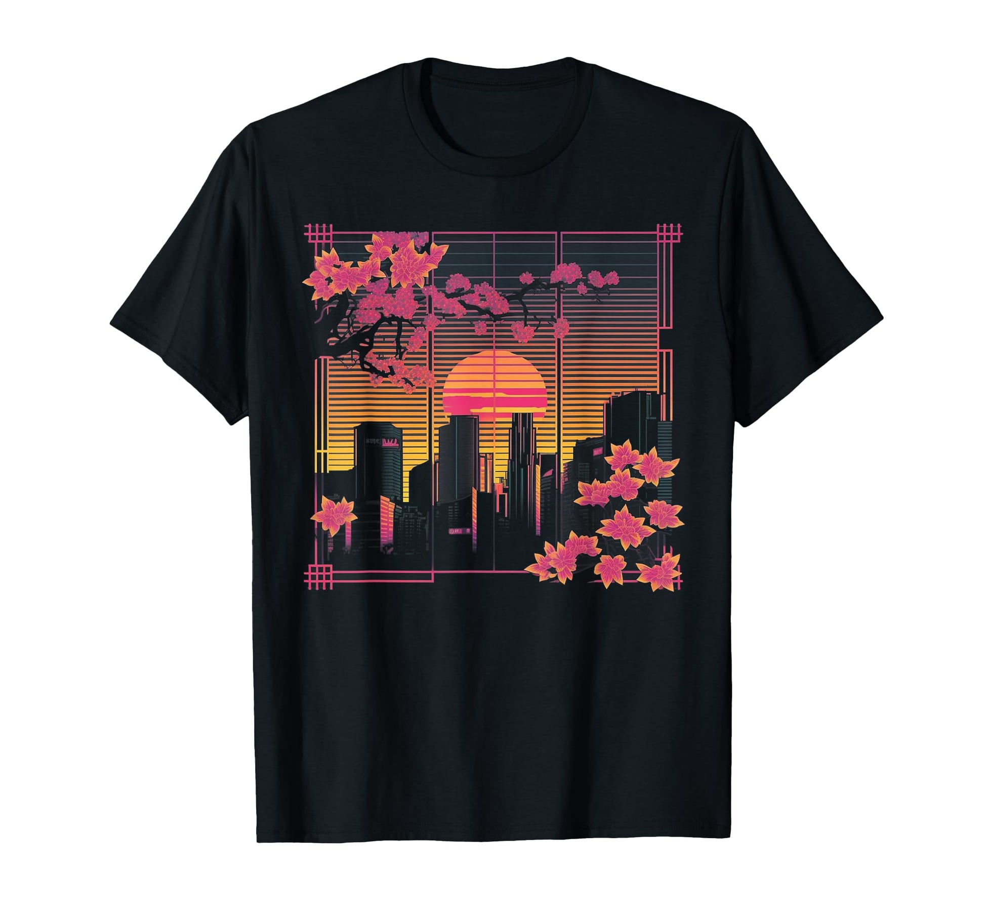 Cherry Blossom Japanese Japan Tokyo T-Shirt - Minimalist Print for Adults - T-Shirt, Sweatshirt, Hoodie
