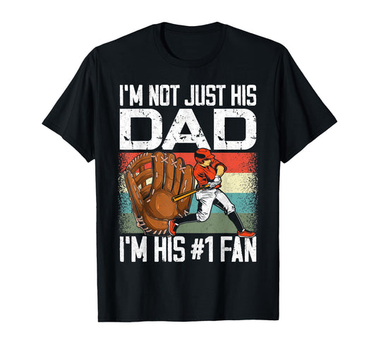 Baseball Fan Dad Father Batter T-Shirt - Casual Everyday Wear for Adults - T-Shirt, Sweatshirt, Hoodie