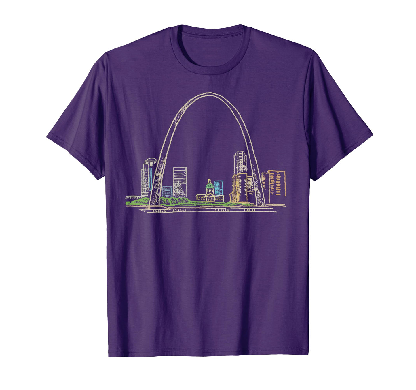 Gateway Arch St Louis T-Shirt - Trendy Graphic Men Women - T-Shirt, Sweatshirt, Hoodie