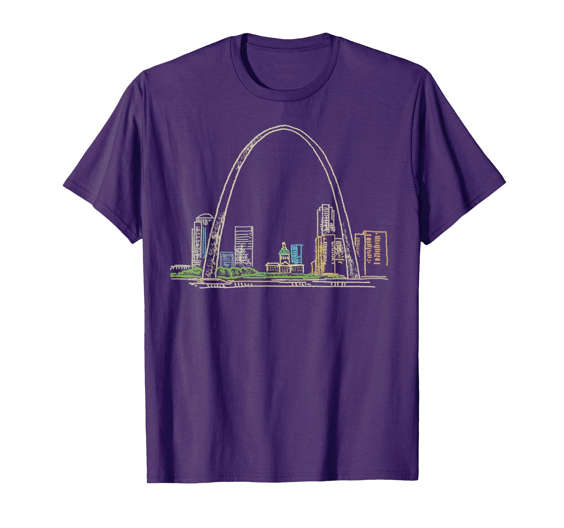 Gateway Arch St Louis T-Shirt - Trendy Graphic Men Women - T-Shirt, Sweatshirt, Hoodie