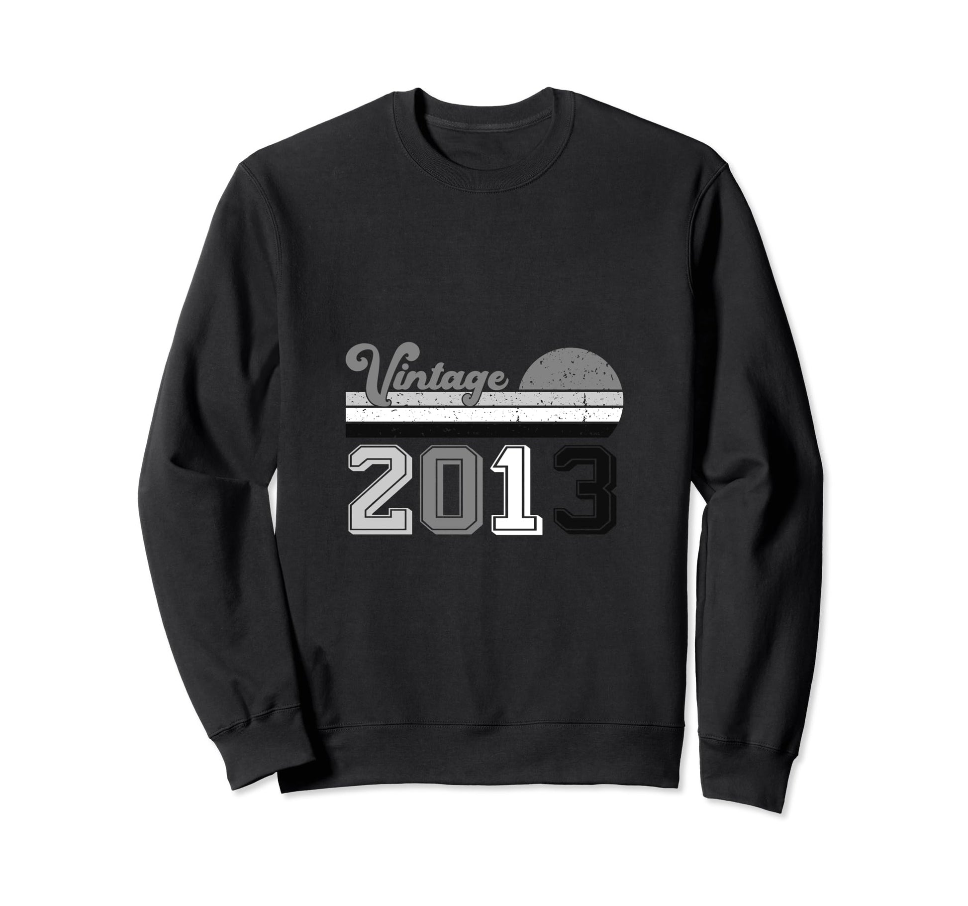 Year 2013 Gift Birthday Mom Dad Sweatshirt - Aesthetic Graphic for Adults - T-Shirt, Sweatshirt, Hoodie