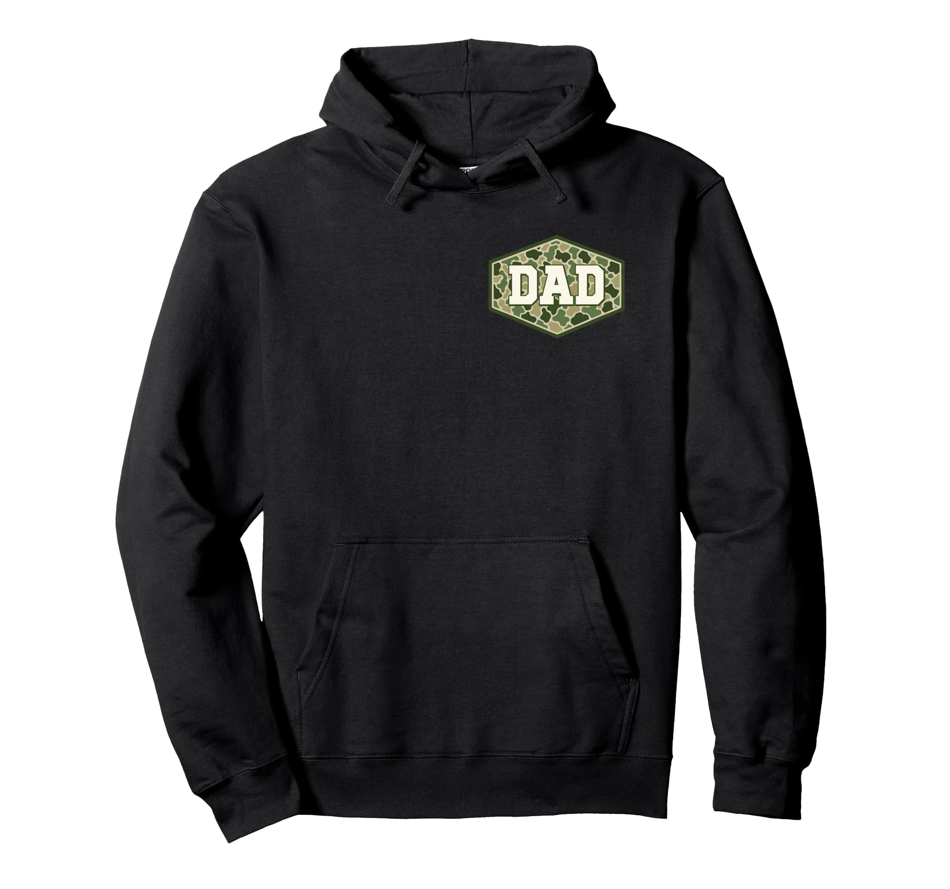 Old School Camo Dad Pocket Camouflage Hoodie - Streetwear Style for Adults - T-Shirt, Sweatshirt, Hoodie