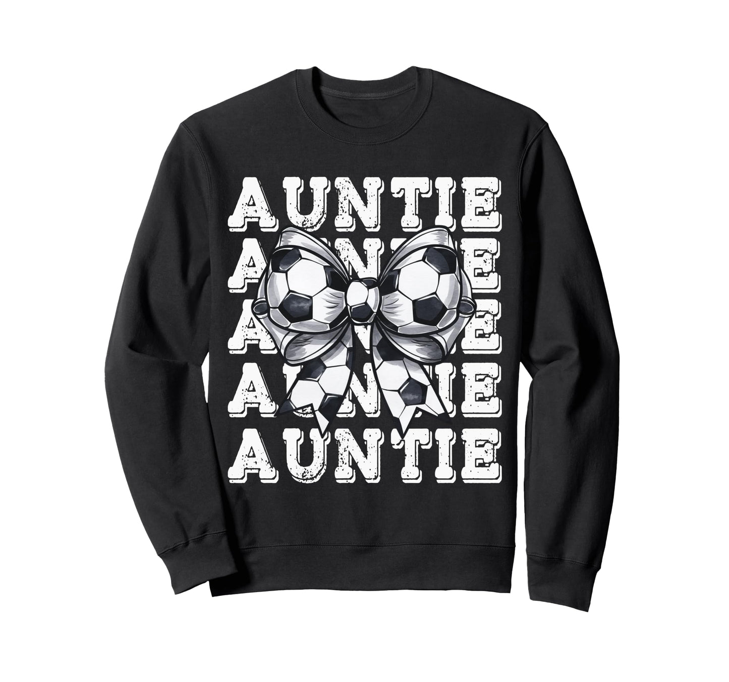 Coquette Soccer Auntie Matching Sweatshirt - Minimalist Print Unisex - T-Shirt, Sweatshirt, Hoodie