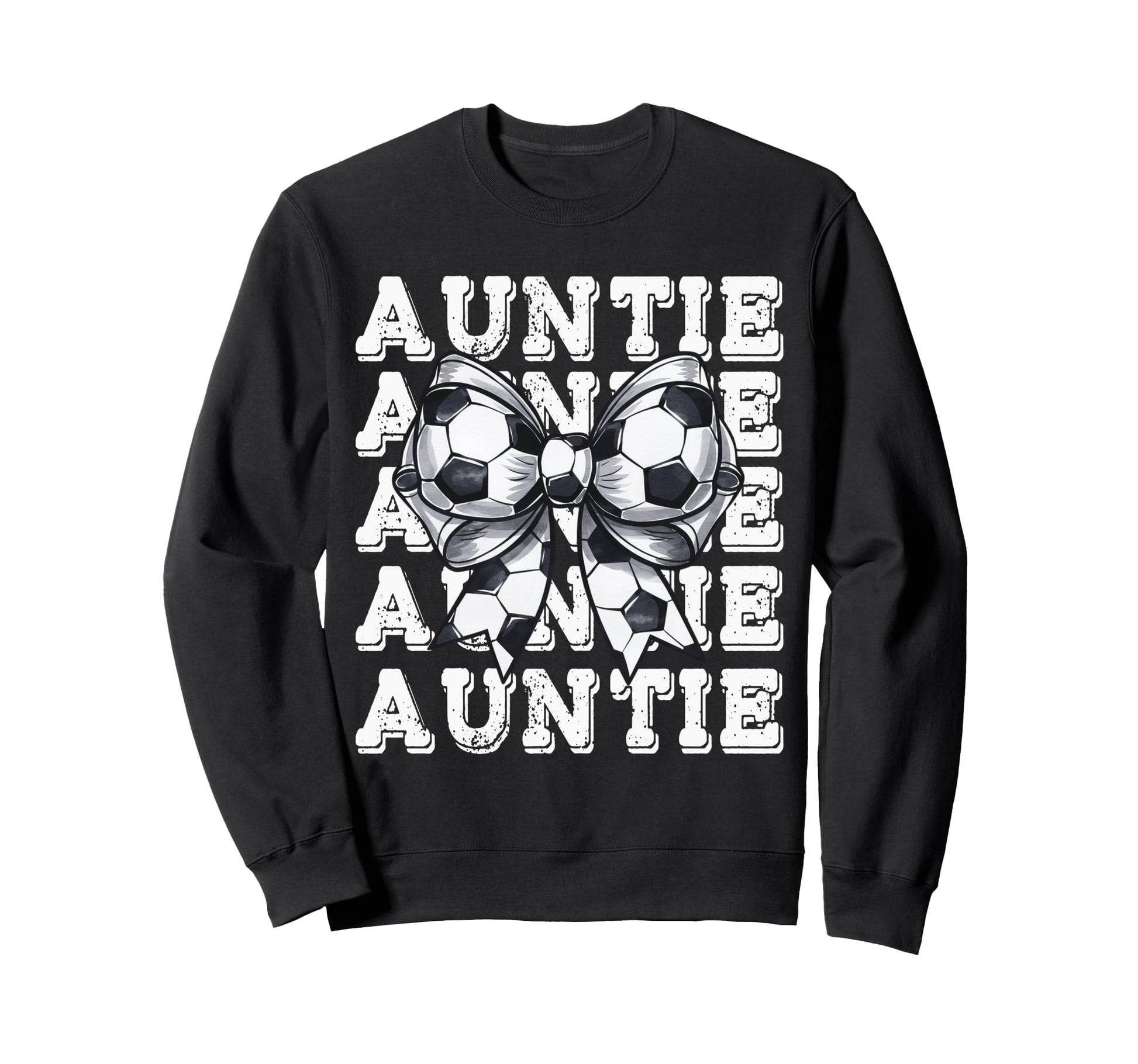 Coquette Soccer Auntie Matching Sweatshirt - Minimalist Print Unisex - T-Shirt, Sweatshirt, Hoodie