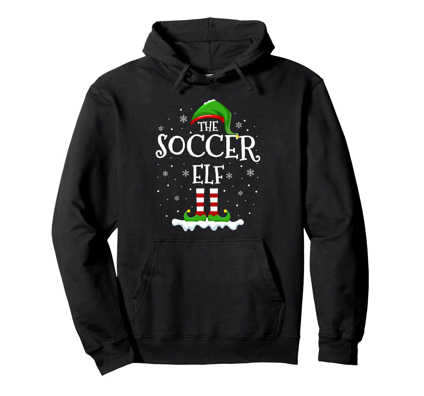 Soccer Elf Squad Family Matching Hoodie - Casual Everyday Wear Unisex - T-Shirt, Sweatshirt, Hoodie