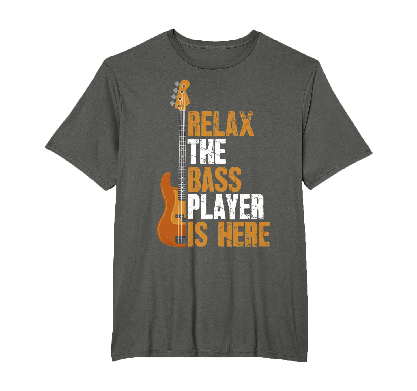 Relax Bass Player Is Here Gift T-Shirt - Minimalist Print for Adults - T-Shirt, Sweatshirt, Hoodie