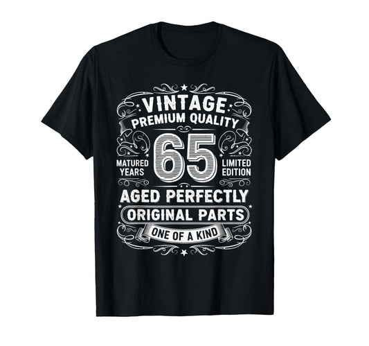 65 Years Ago 65Th Birthday Shirts T-Shirt - Trendy Graphic Unisex - T-Shirt, Sweatshirt, Hoodie