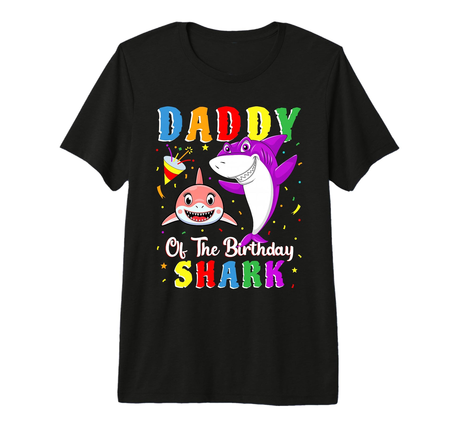 Dad Shark Birthday Family Matching T-Shirt - Fun Novelty Design Men Women - T-Shirt, Sweatshirt, Hoodie
