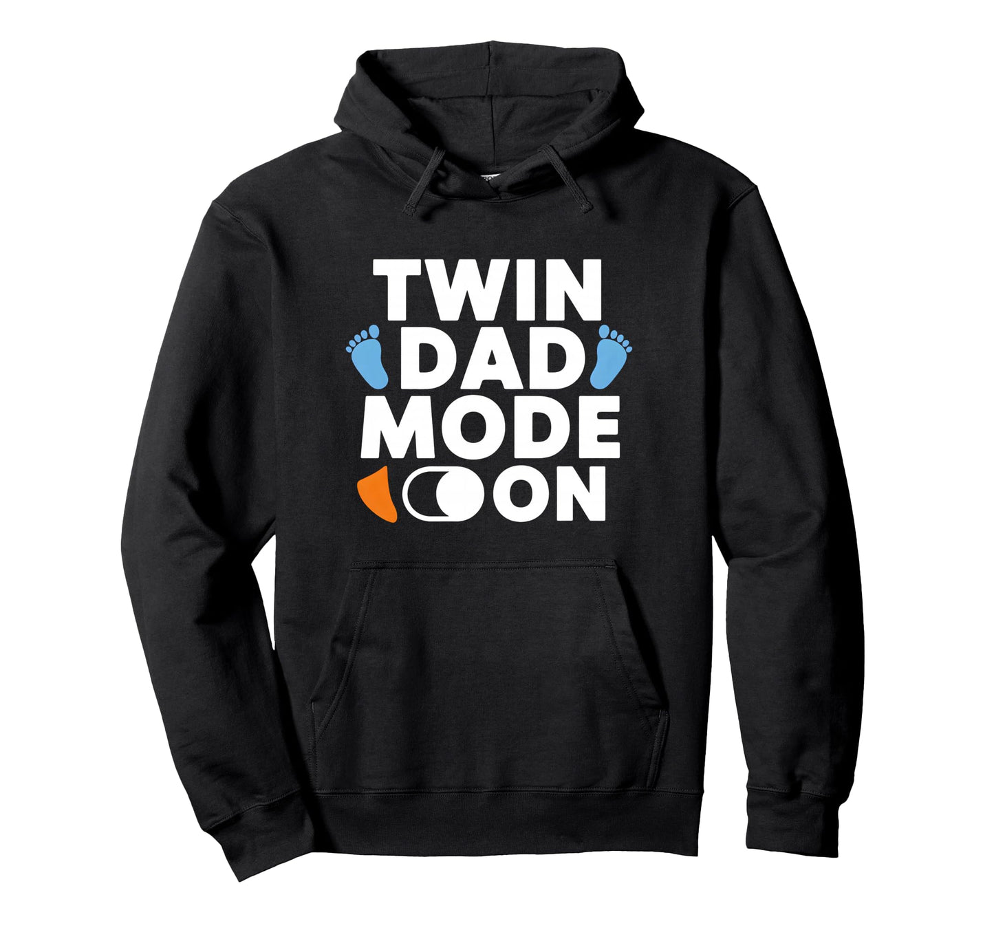 Twin Dad Mode Father Hoodie - Fun Novelty Design for Adults - T-Shirt, Sweatshirt, Hoodie