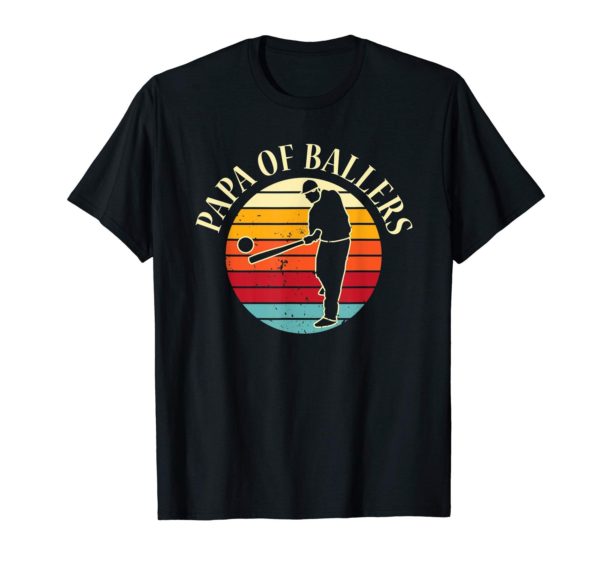 Best Baseball Papa Baseball Dad Player T-Shirt - Streetwear Style Unisex - T-Shirt, Sweatshirt, Hoodie