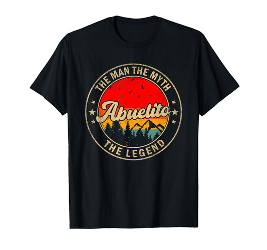 Abuelito Myth Legend Funny Grandpa T-Shirt - Streetwear Style for Adults - T-Shirt, Sweatshirt, Hoodie