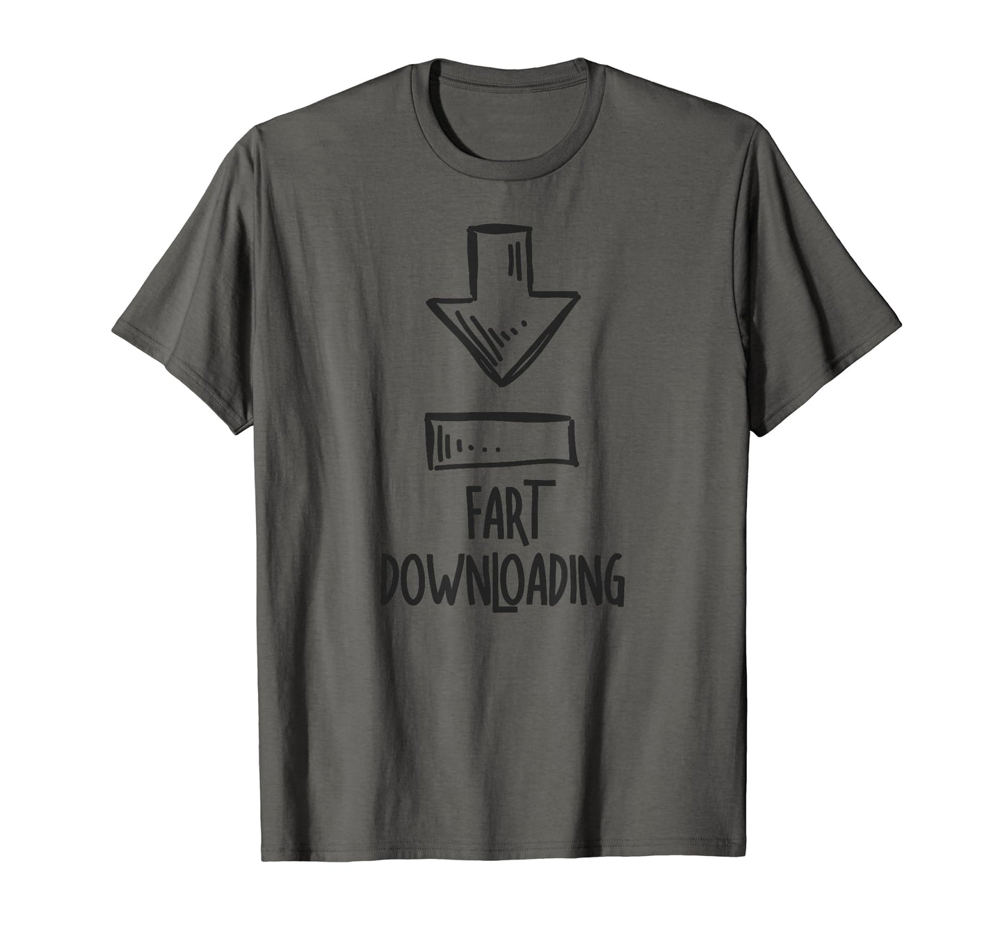 Fart Downloading Humorous Joke Toot Dad T-Shirt - Graphic Print for Adults - T-Shirt, Sweatshirt, Hoodie