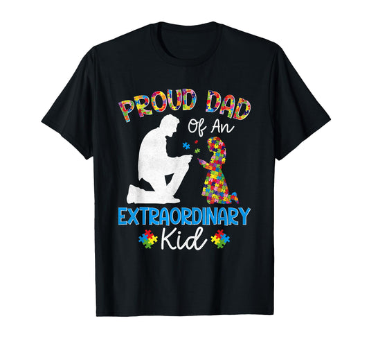 Autism Awareness Father Autistic T-Shirt - Novelty Apparel for Adults - T-Shirt, Sweatshirt, Hoodie