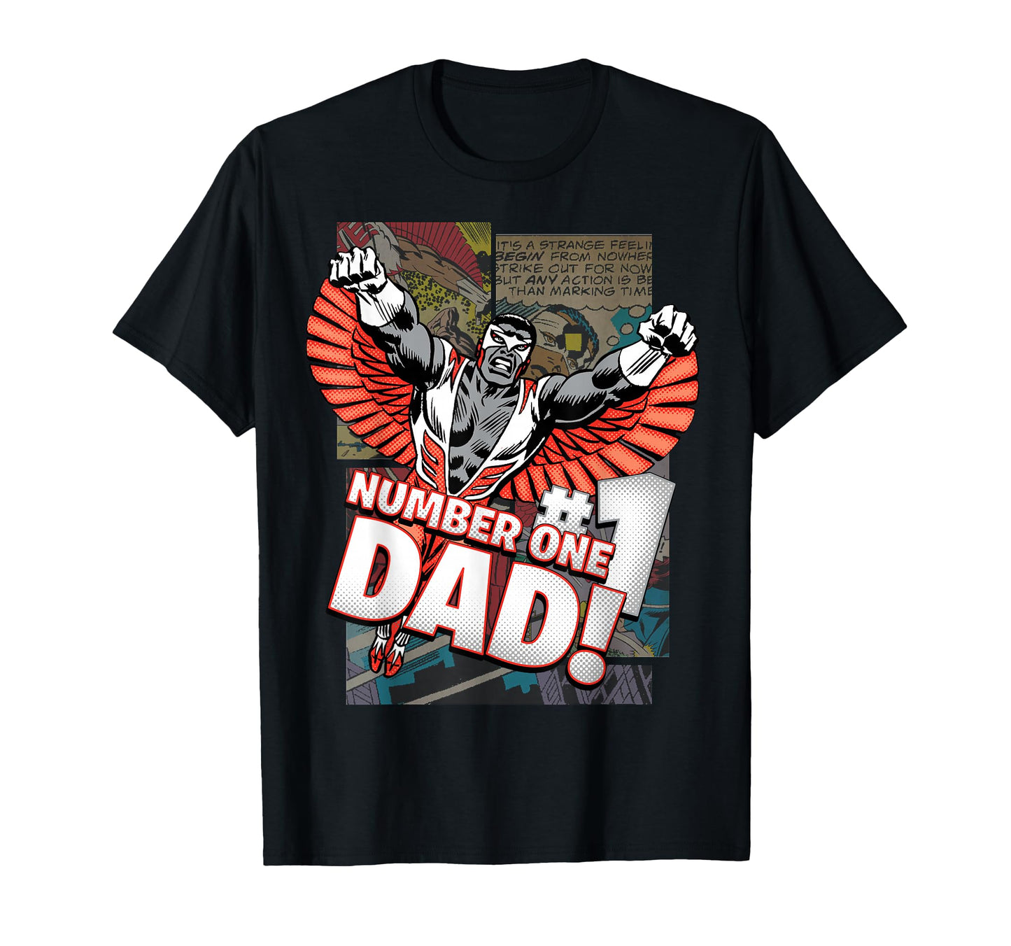 Marvel Avengers Falcon Number One T-Shirt - Custom Art Print for Adults - T-Shirt, Sweatshirt, Hoodie