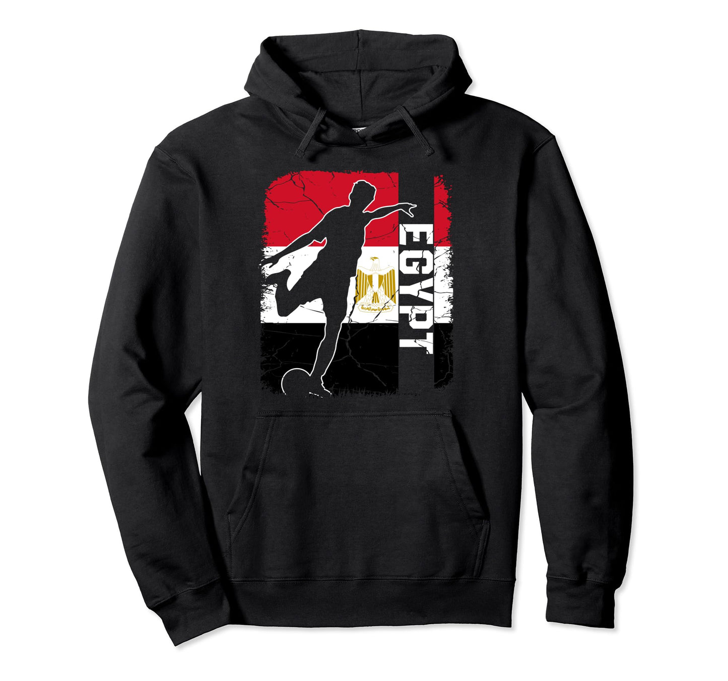 Egypt Soccer Team Egypt Flag Jersey Hoodie - Unique Graphic for Adults - T-Shirt, Sweatshirt, Hoodie