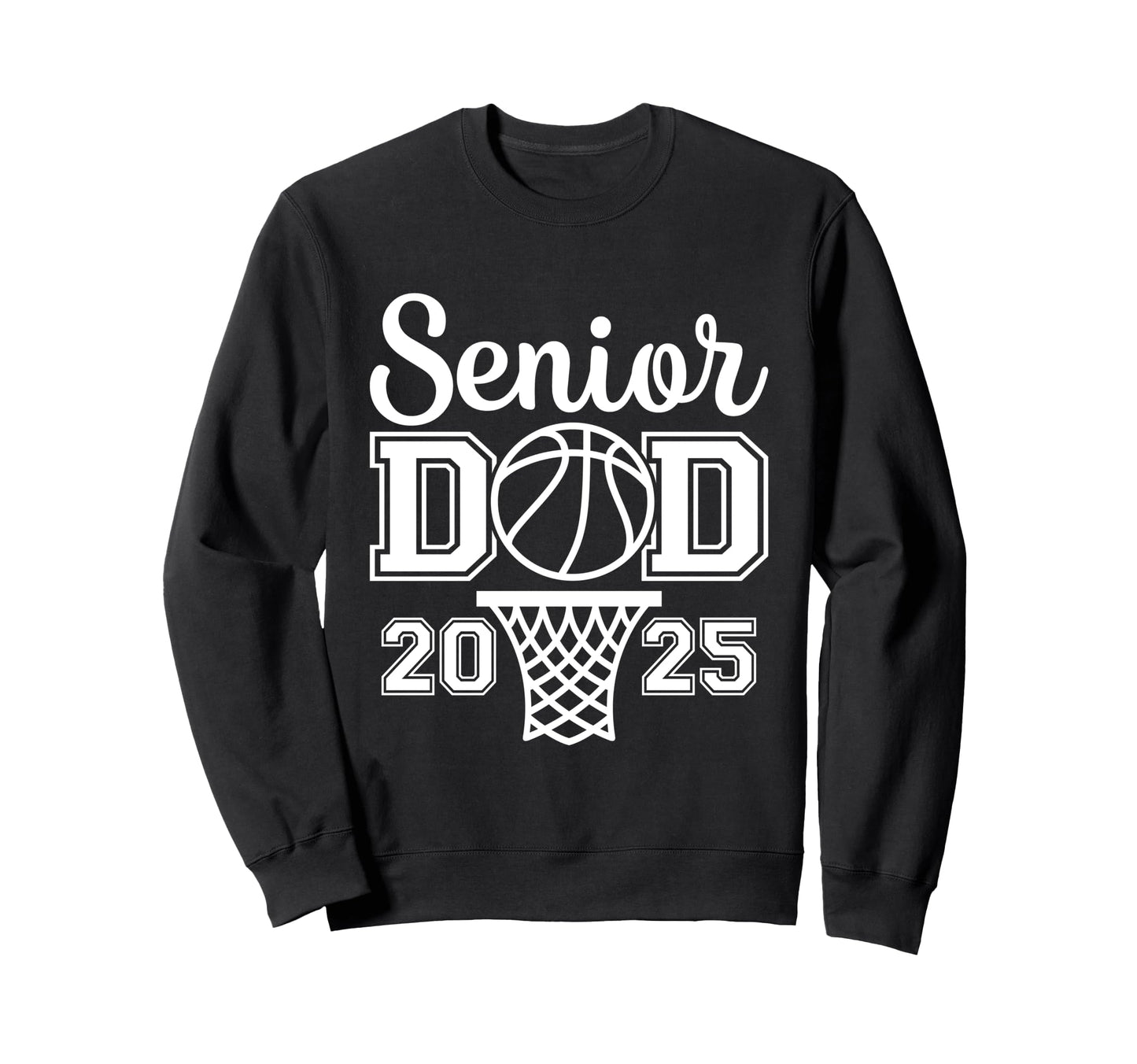 Proud Dad 2025 Senior Graduate Sweatshirt - Aesthetic Graphic for Adults - T-Shirt, Sweatshirt, Hoodie