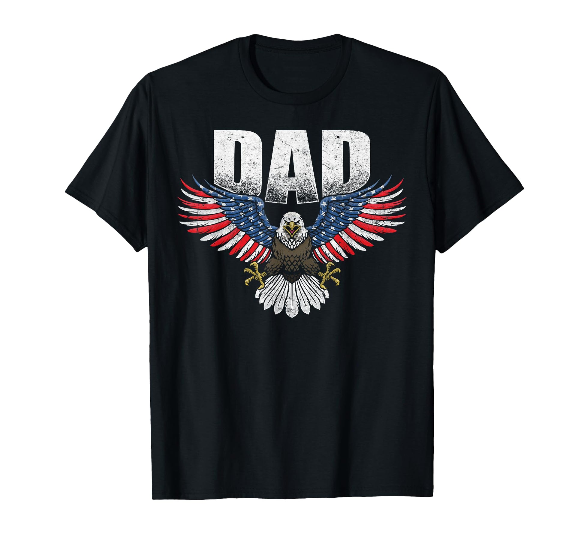 Bald Eagle Patriotic Usa Flag Dad Novelty T-Shirt - Streetwear Style Unisex - T-Shirt, Sweatshirt, Hoodie