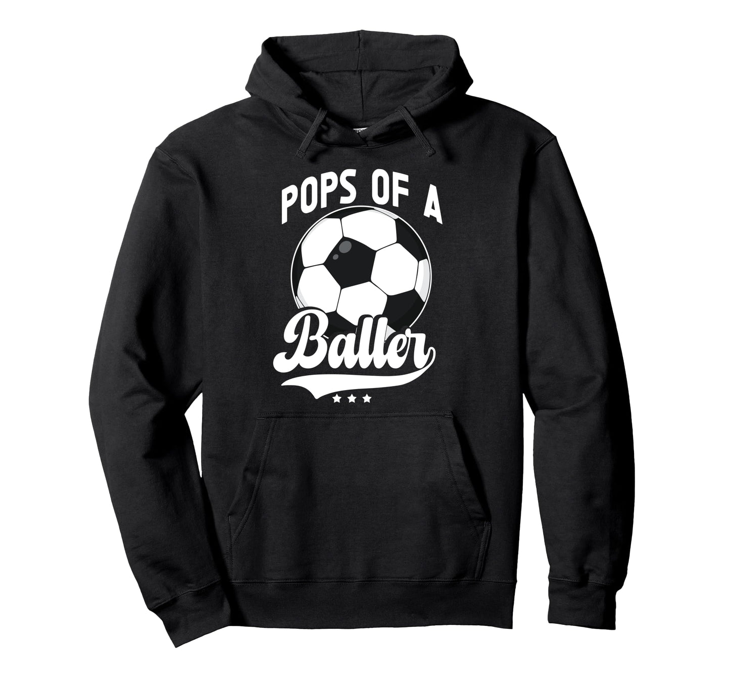 Pops Baller Soccer Pops Soccer Player Hoodie - Minimalist Print Men Women - T-Shirt, Sweatshirt, Hoodie