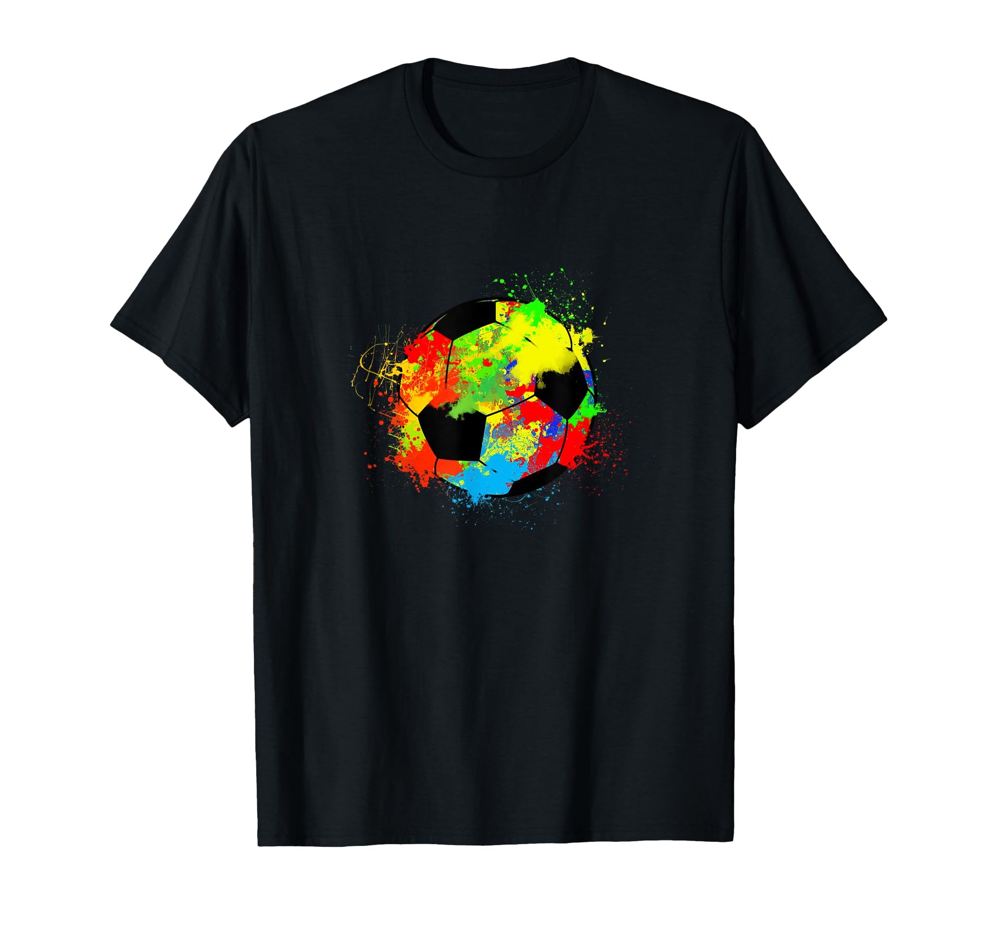 Color Soccer Ball T-Shirt - Novelty Apparel Men Women - T-Shirt, Sweatshirt, Hoodie