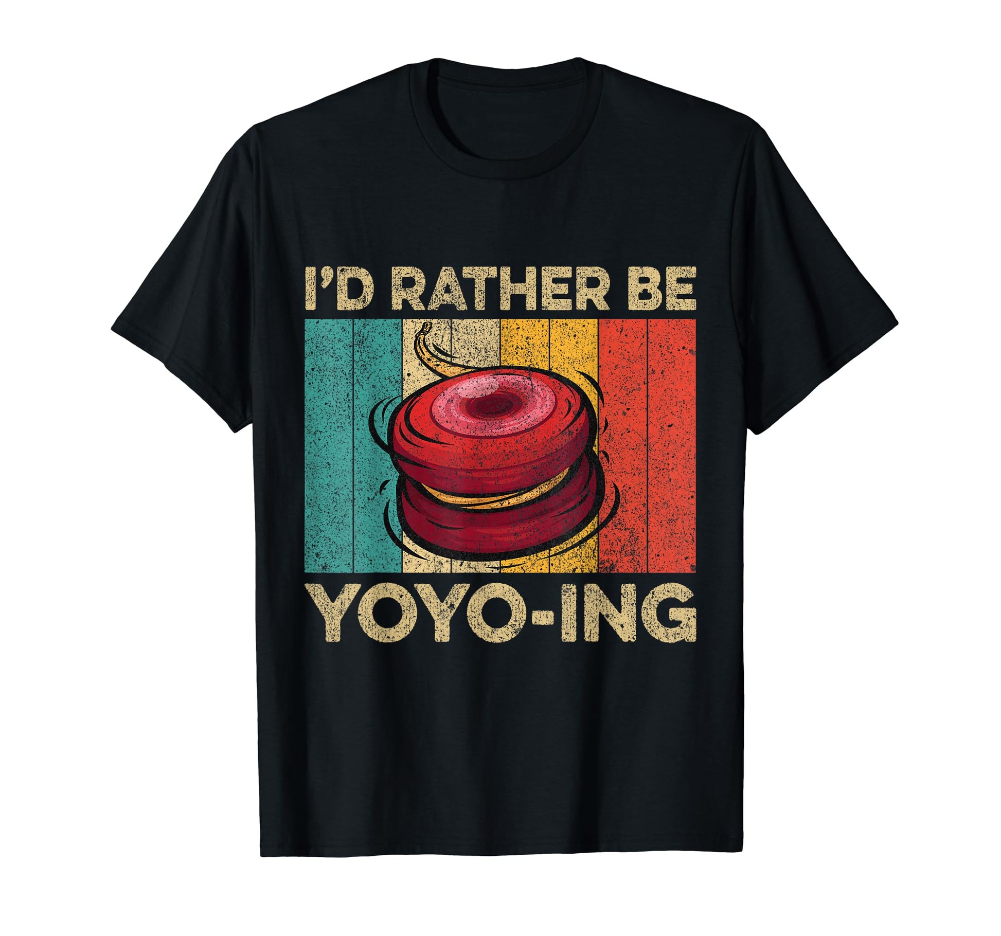 Id Rather Be Yoyo Ing Funny Yoyo T-Shirt - Unique Graphic Unisex - T-Shirt, Sweatshirt, Hoodie