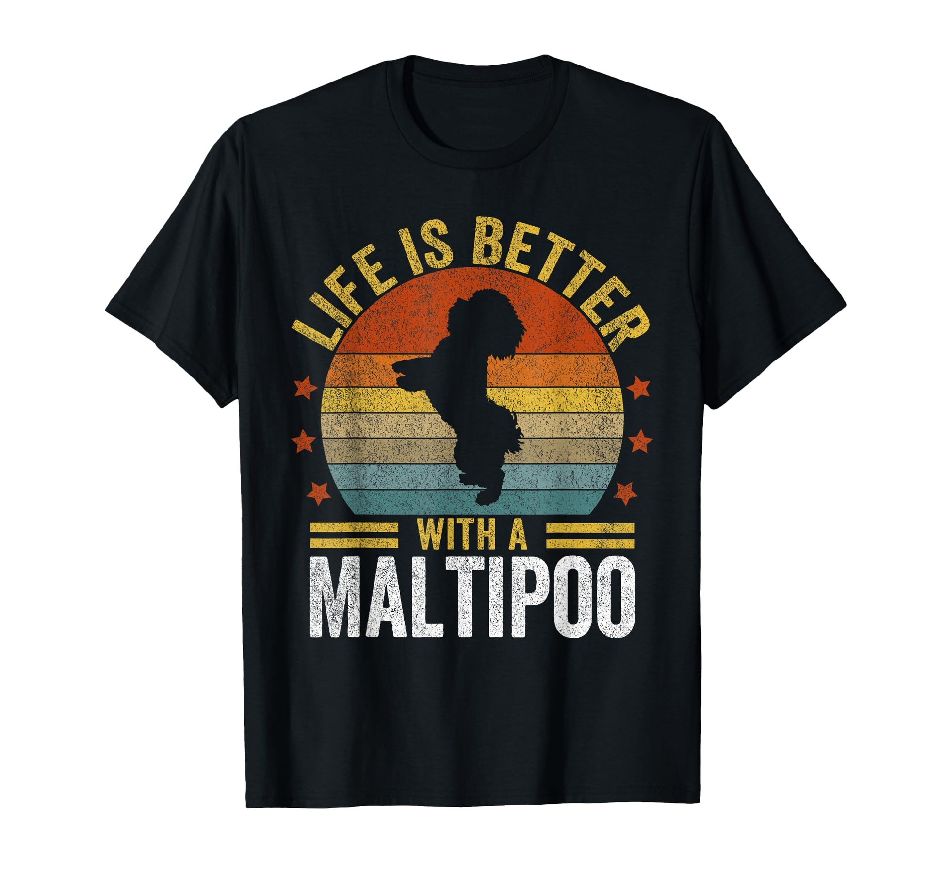Life Is Better Maltipoo Maltipoo Dog T-Shirt - Aesthetic Graphic Men Women - T-Shirt, Sweatshirt, Hoodie
