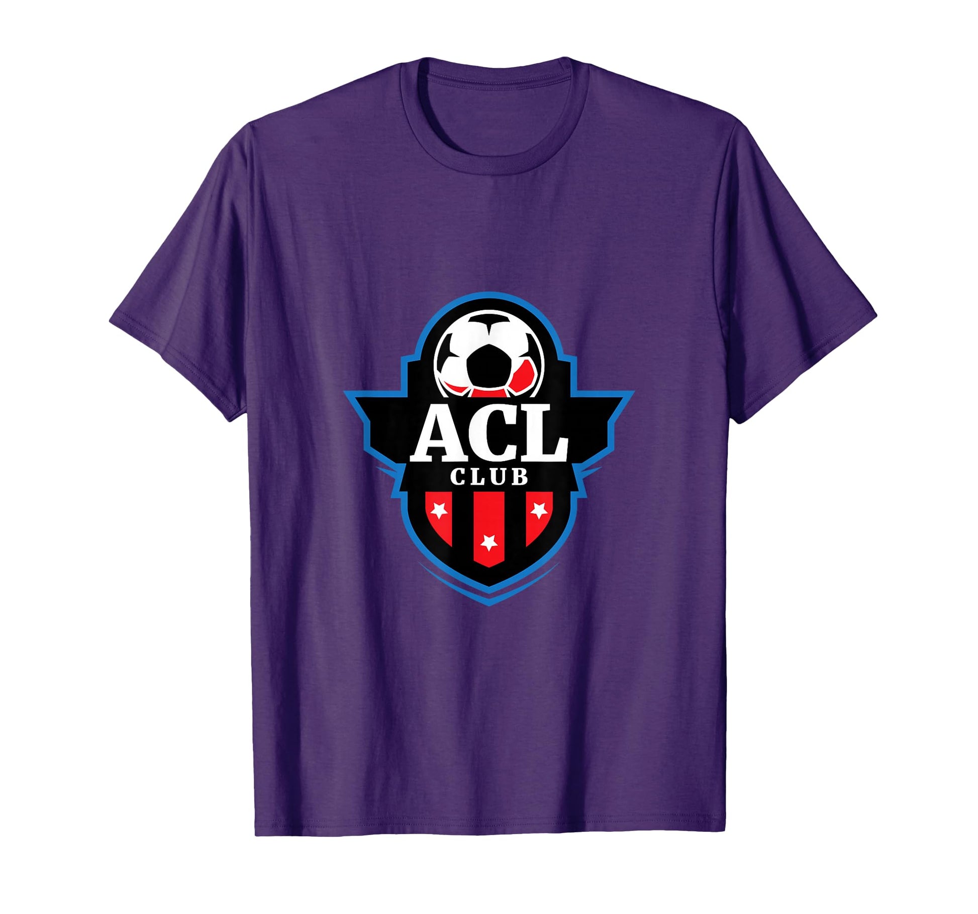 Torn Acl Club Knee Surgery Soccer Sports T-Shirt - Graphic Print Men Women - T-Shirt, Sweatshirt, Hoodie