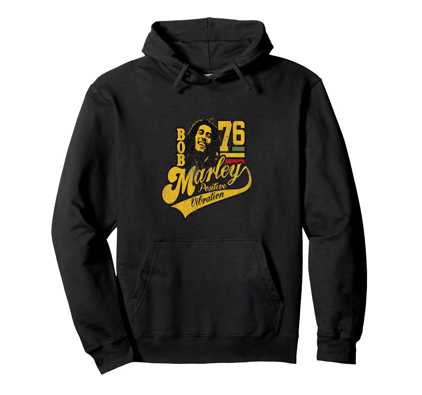 Bob Marley Positive Vibrations Soccer Hoodie - Minimalist Print Men Women - T-Shirt, Sweatshirt, Hoodie