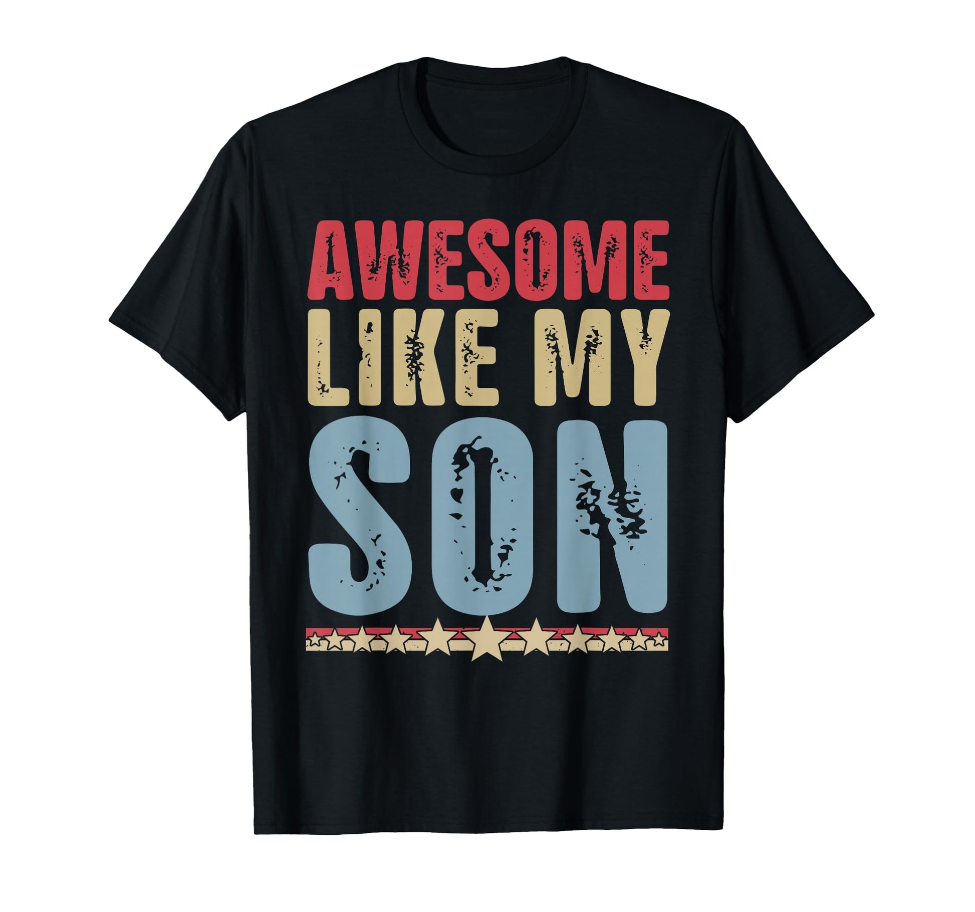 Awesome Like My Son Gifts Funny Fathers T-Shirt - Minimalist Print Unisex - T-Shirt, Sweatshirt, Hoodie