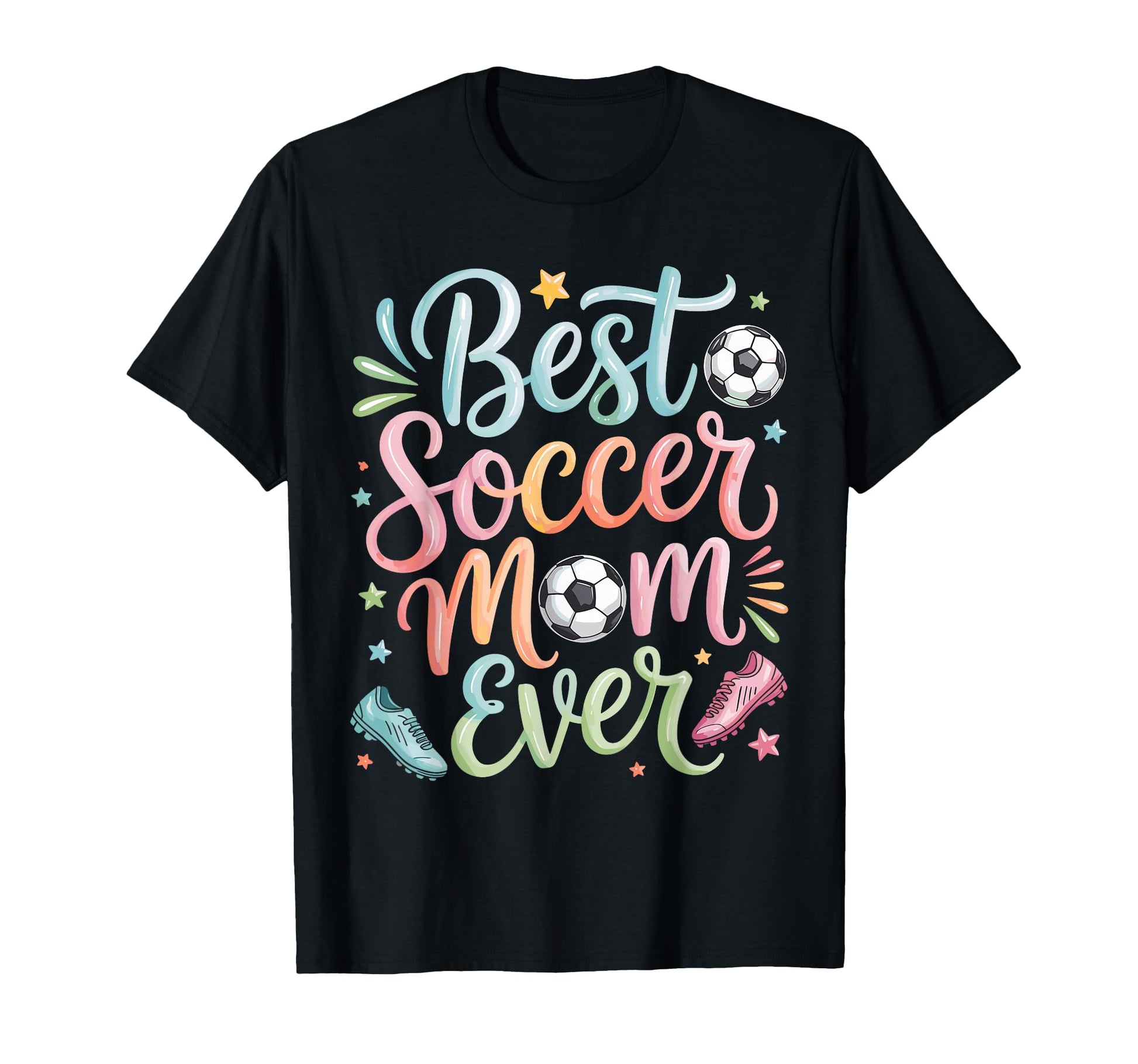 Soccer Game Lover Mom Mothers Day T-Shirt - Graphic Print Unisex - T-Shirt, Sweatshirt, Hoodie