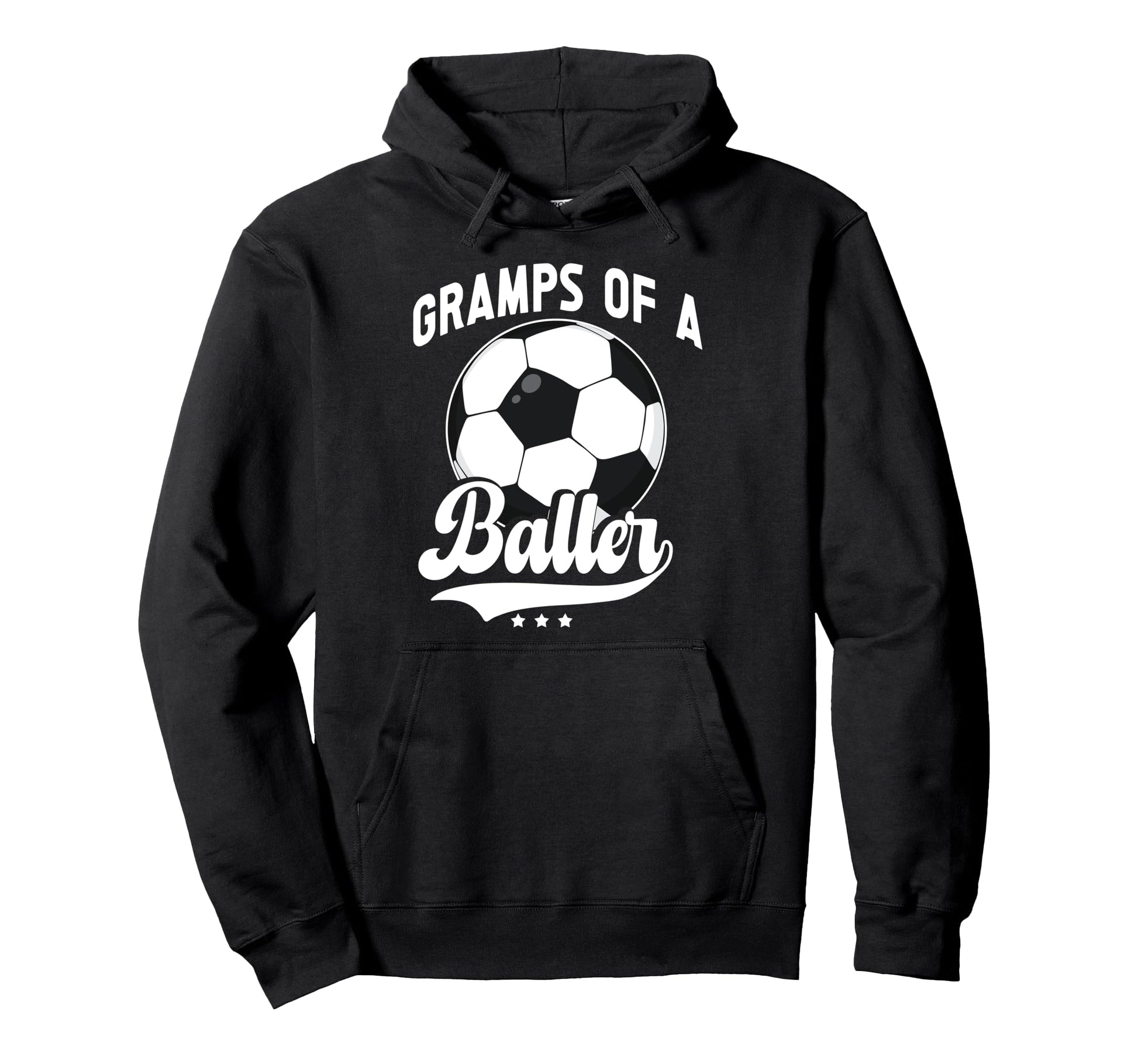 Gramps Baller Soccer Gramps Soccer Player Hoodie - Unique Graphic Unisex - T-Shirt, Sweatshirt, Hoodie