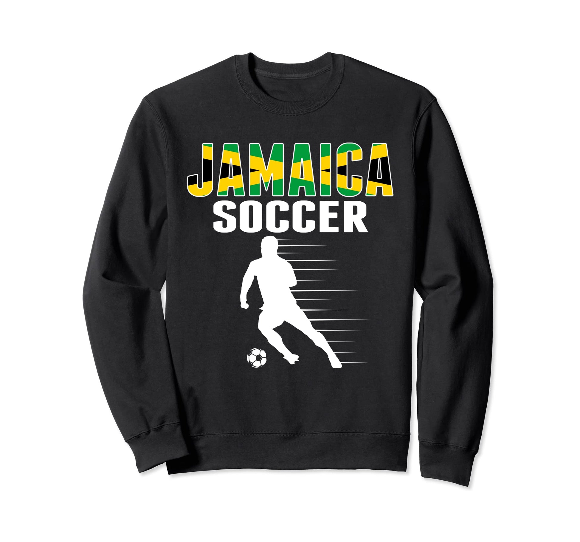 Jamaica Soccer Fans Jersey Sweatshirt - Minimalist Print Men Women - T-Shirt, Sweatshirt, Hoodie