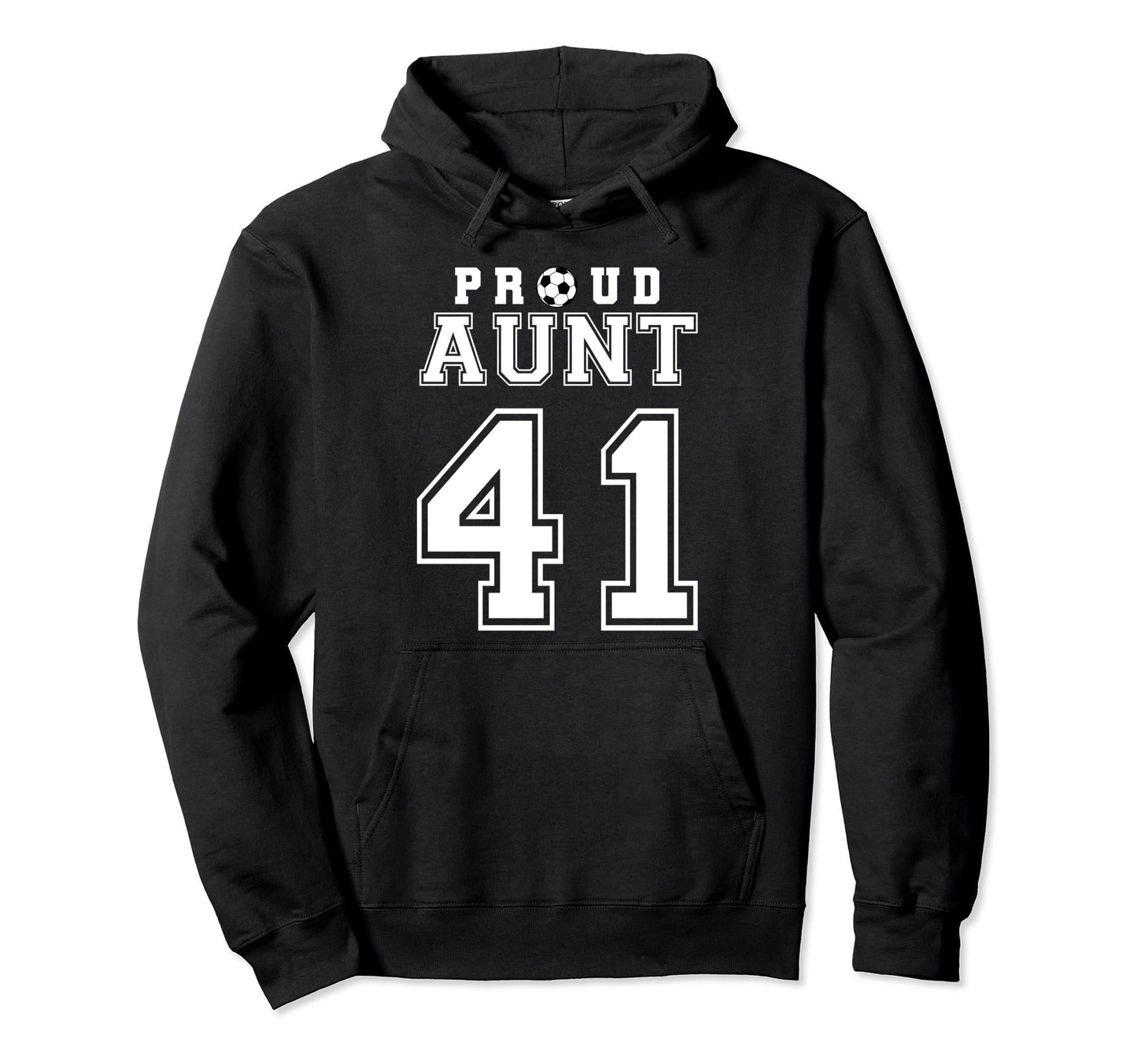 Number 41 Custom Proud Soccer Futbol Hoodie - Custom Art Print Men Women - T-Shirt, Sweatshirt, Hoodie