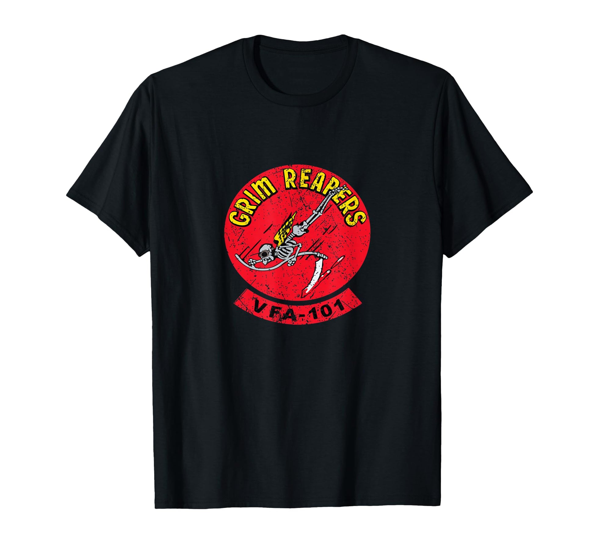 Vfa 101 Grim Reapers Squadron T-Shirt - Casual Everyday Wear for Adults - T-Shirt, Sweatshirt, Hoodie
