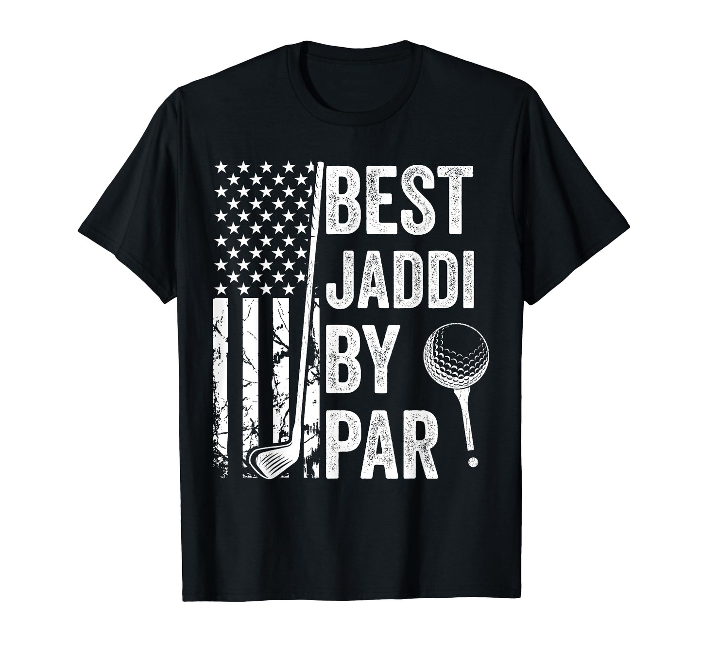 Best Jaddi Par Usa Flag Golf Fathers T-Shirt - Aesthetic Graphic Men Women - T-Shirt, Sweatshirt, Hoodie