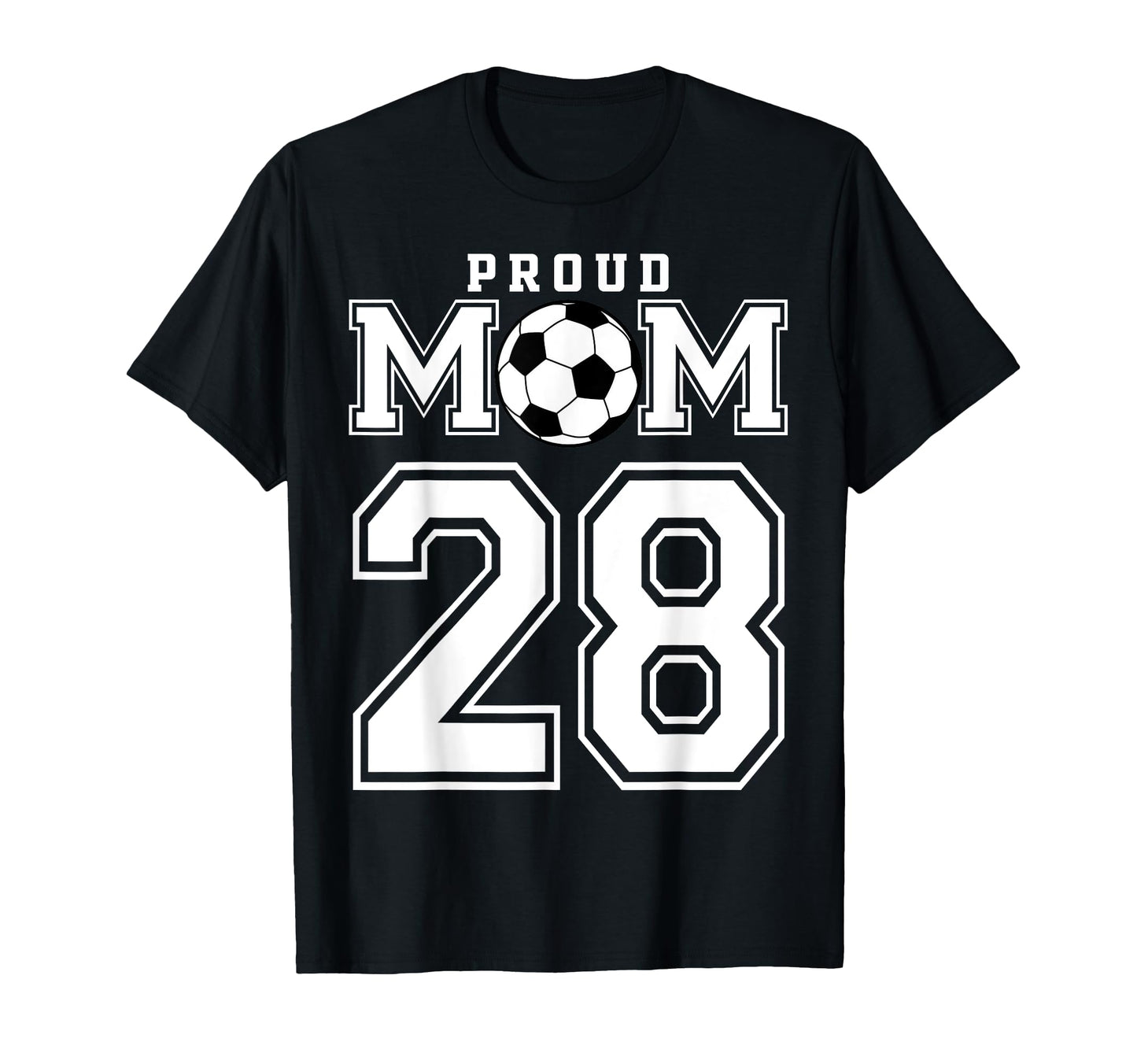 Number 28 Custom Proud Soccer T-Shirt - Aesthetic Graphic for Adults - T-Shirt, Sweatshirt, Hoodie