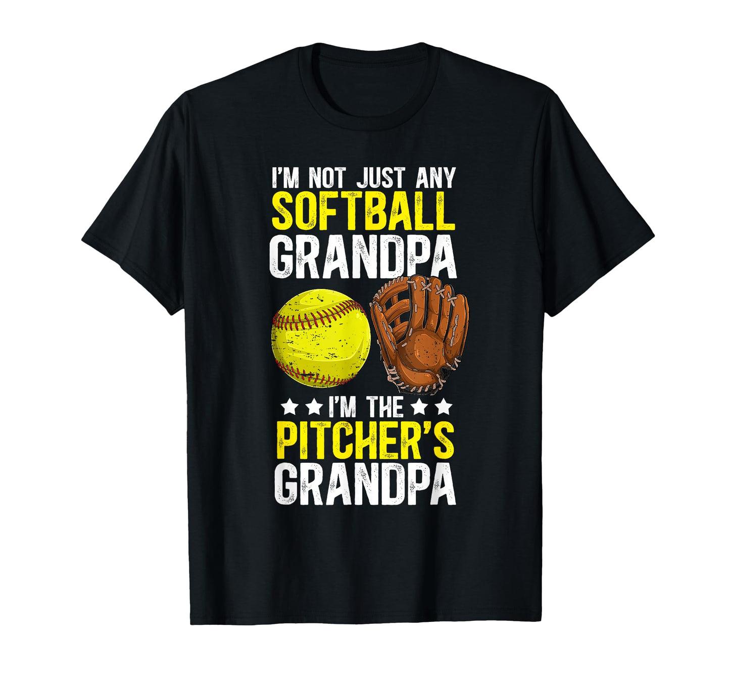 Im Softball Pitcher Grandpa Softball T-Shirt - Unique Graphic for Adults - T-Shirt, Sweatshirt, Hoodie