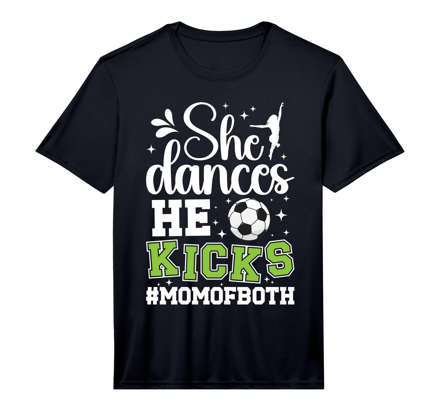 Mens She Dances He Kicks Mom Both Dance T-Shirt - Unique Graphic Men Women - T-Shirt, Sweatshirt, Hoodie