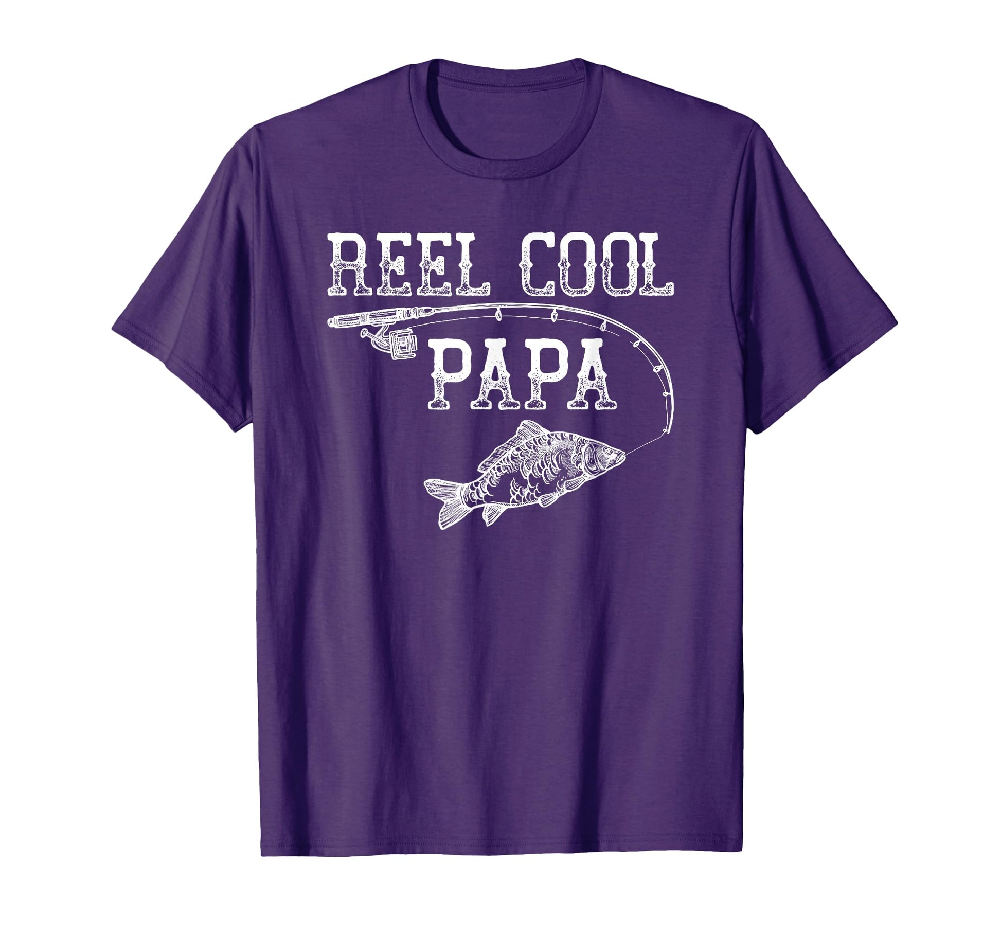 Reel Papa Novelty Father Gift T-Shirt - Minimalist Print Men Women - T-Shirt, Sweatshirt, Hoodie