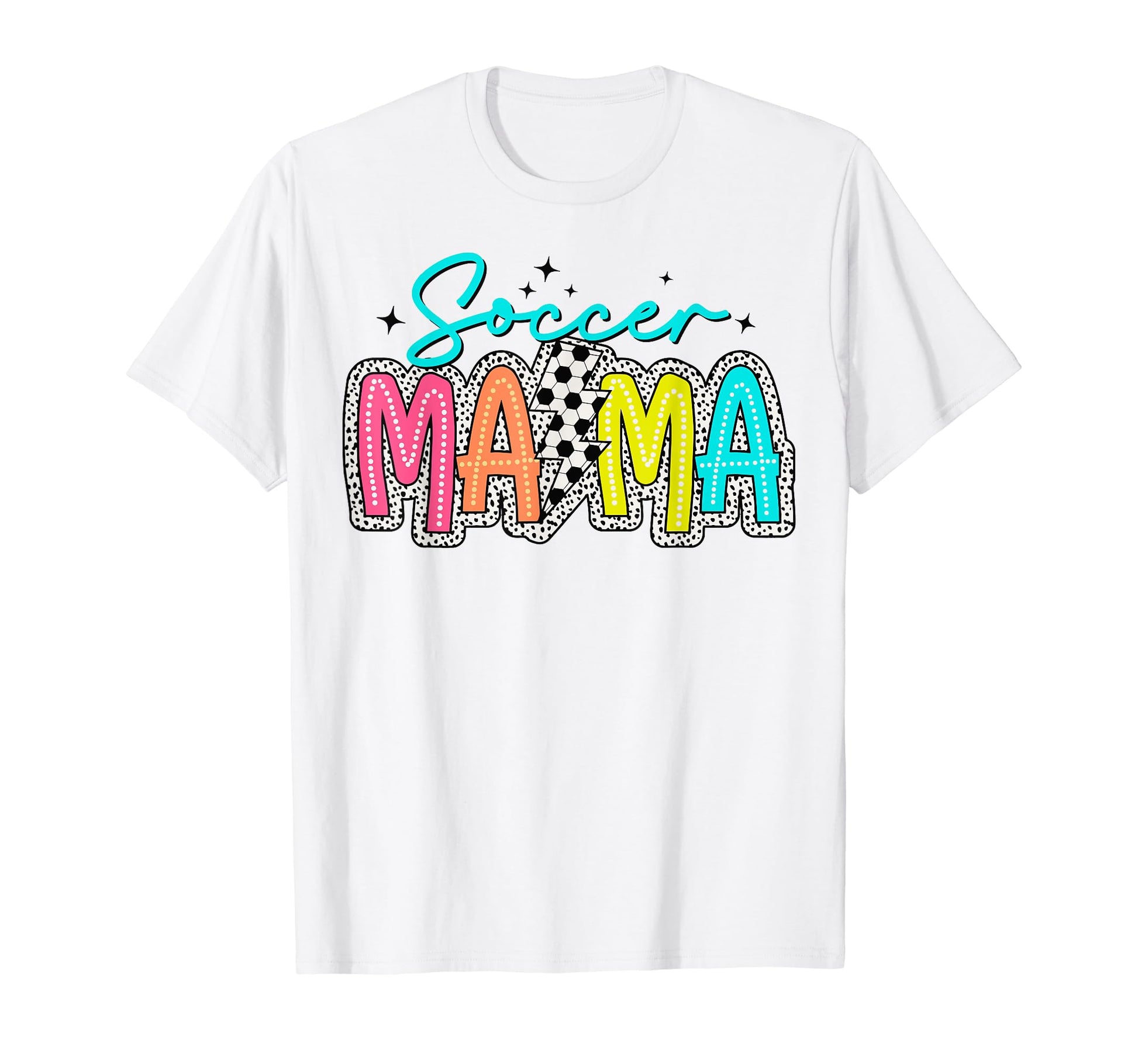 Soccer Mama Dalmatian Dots Soccer Sweatshirt - Novelty Apparel for Adults - T-Shirt, Sweatshirt, Hoodie