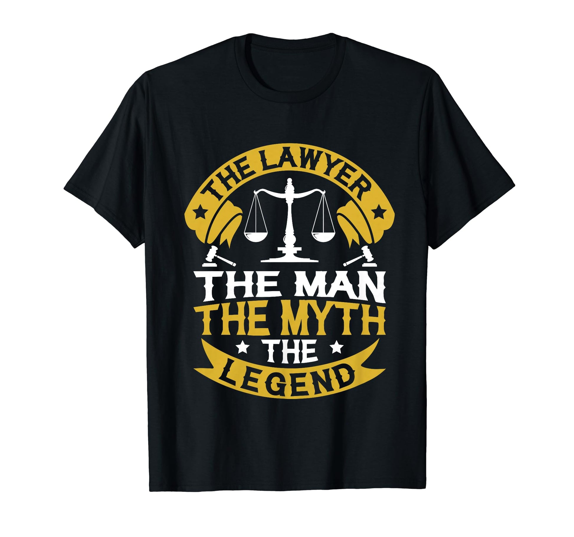 Lawyer Myth Legend Dad Legal Attorney T-Shirt - Trendy Graphic for Adults - T-Shirt, Sweatshirt, Hoodie