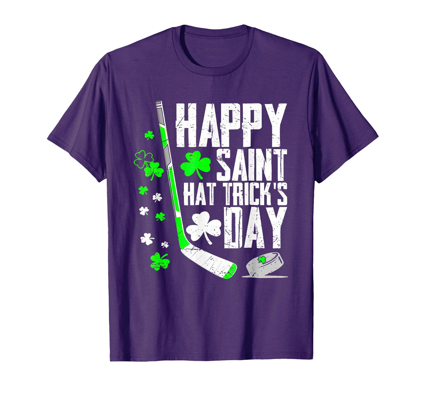 Happy Saint Hat Tricks Day Ice Hockey St T-Shirt - Custom Art Print Unisex - T-Shirt, Sweatshirt, Hoodie